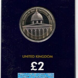 2024 Two Pound Coin featuring The National Gallery on the reverse and Charles III on the Obverse. All coins are in stock for dispatch.