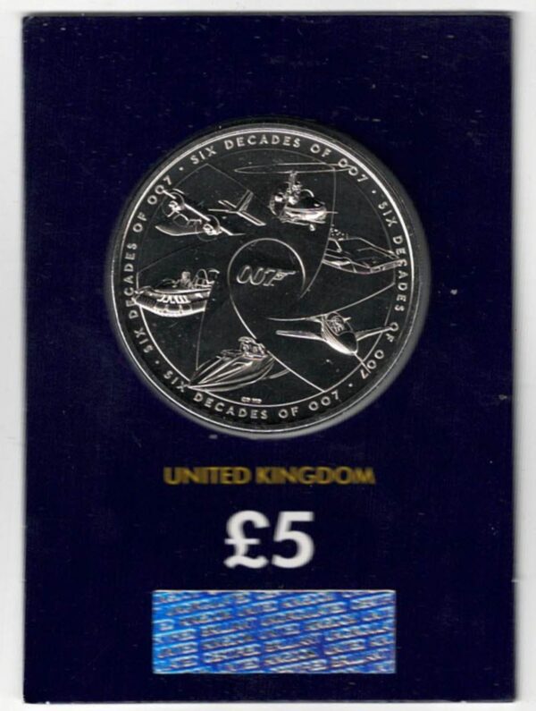 2024 James Bond 007 Five Pound Completer Coin