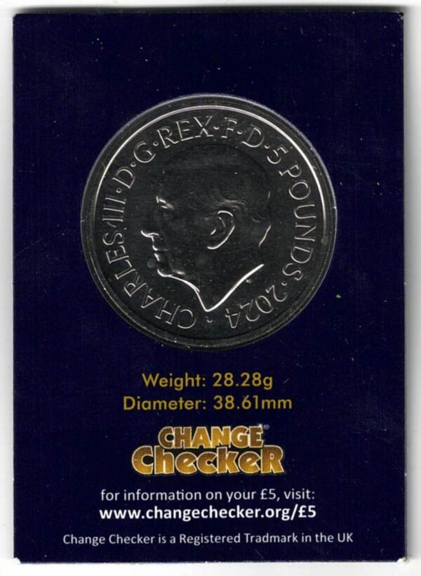 2024 Five Pound Coin Seymour Unicorn - Image 2