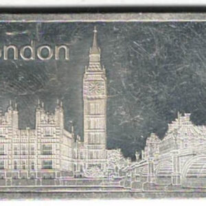 London Silver Mint Poland One Ounce Fine Silver Bar . All of our silver bars have been pre-owned and are in stock. You are buying one silver bar.