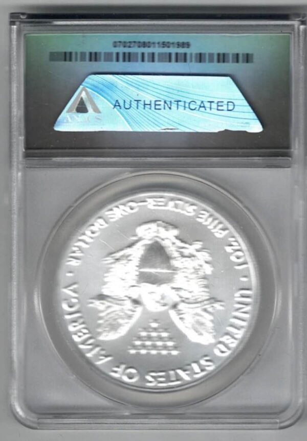 Slabbed ANACS 2020 Silver USA One Ounce Eagle Coin - Image 2