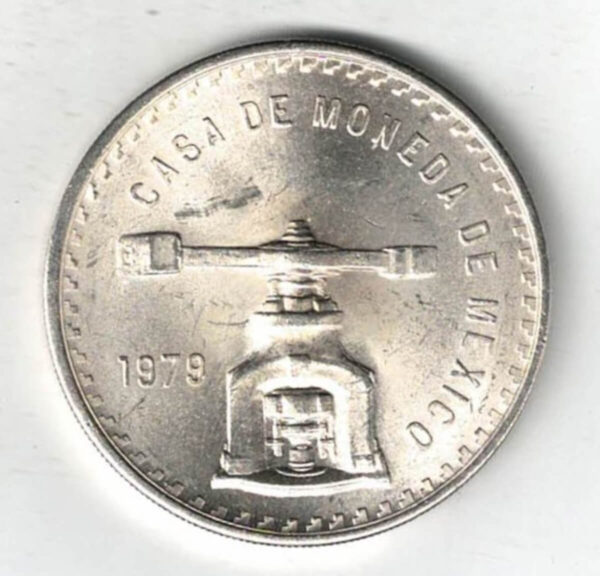 1979 Mexico One Ounce One Onza Coin - Image 2