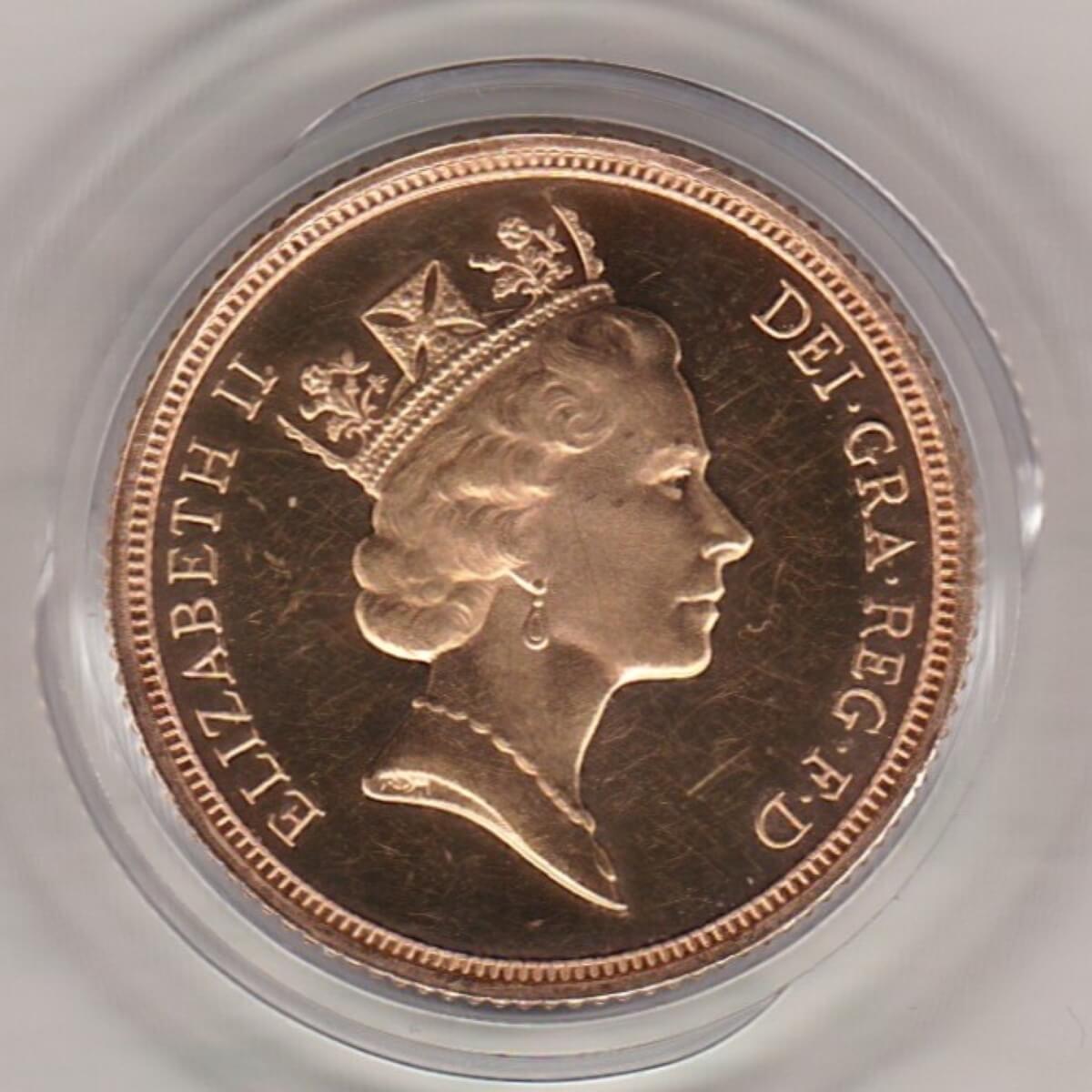 1995 Gold Proof Sovereign Coin - Image 2