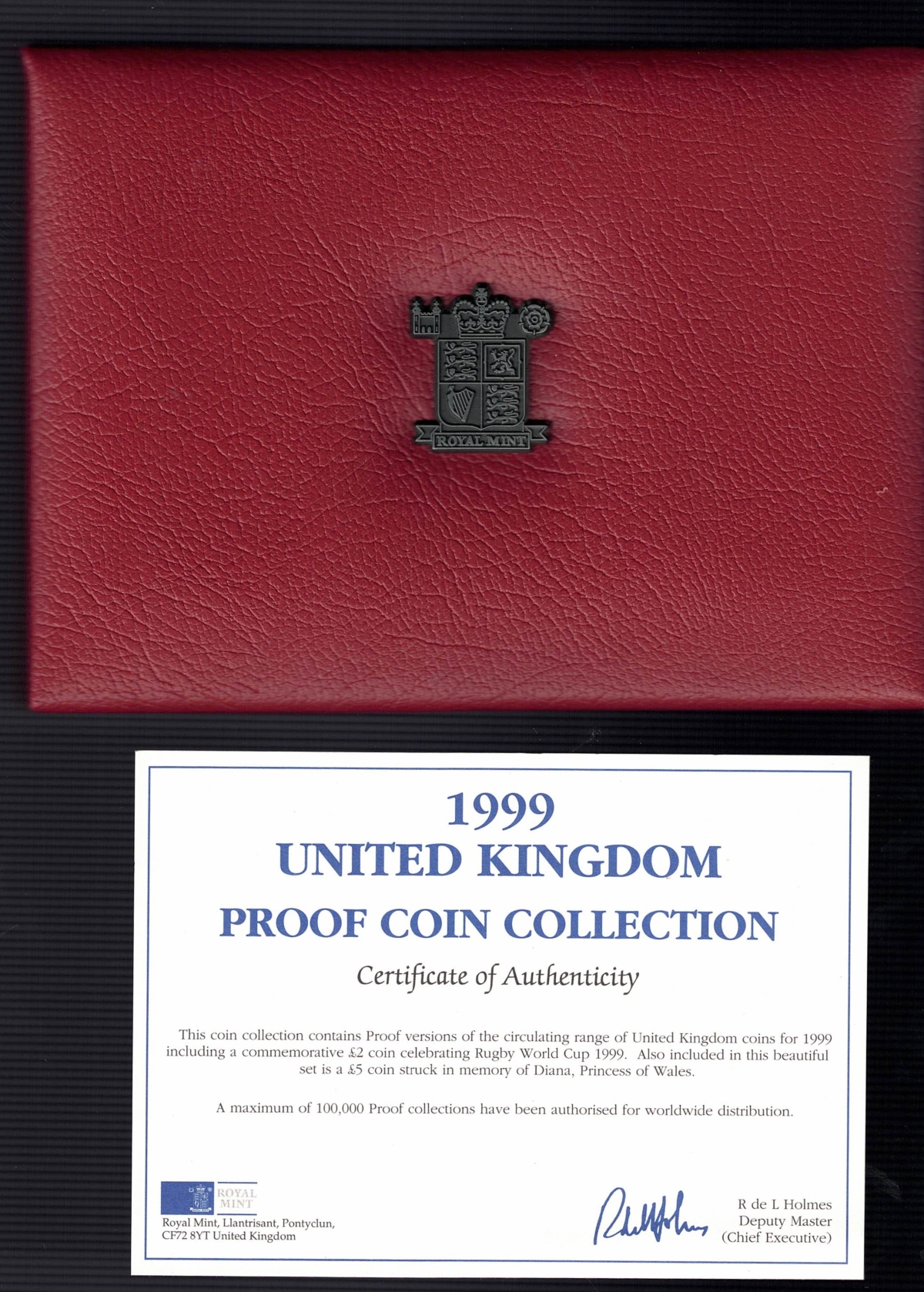 1999 Royal Mint Deluxe Nine Coin Proof Set - Image 3