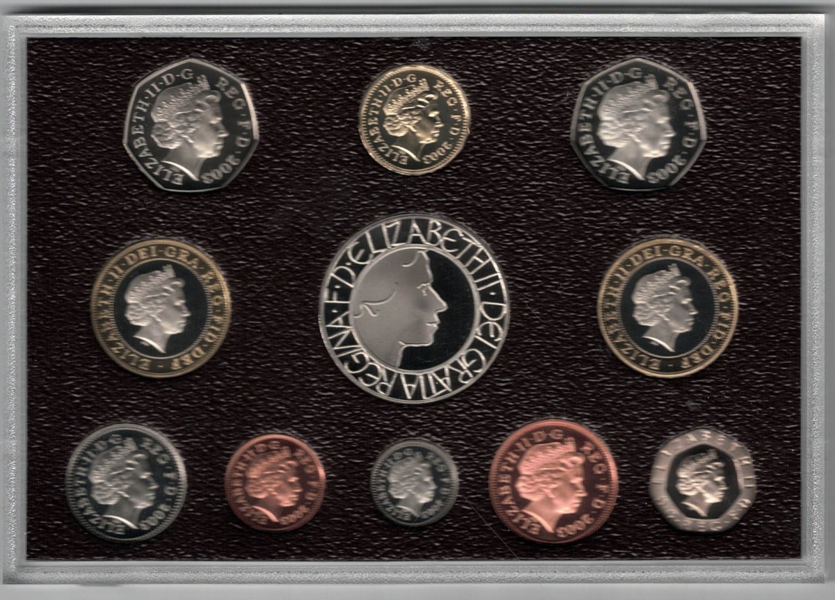 2003 Royal Mint Deluxe Eleven Coin Proof Set - Image 2