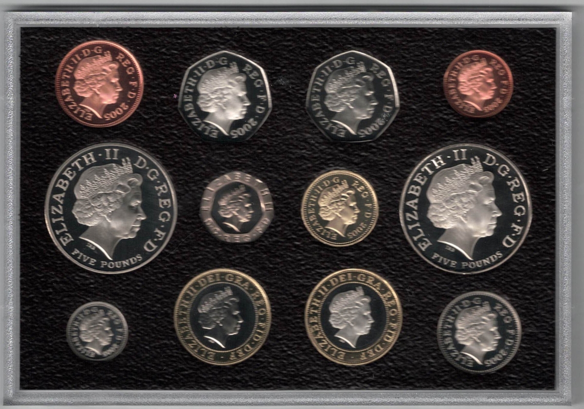 2005 Royal Mint Deluxe Twelve Coin Proof Set - Image 2