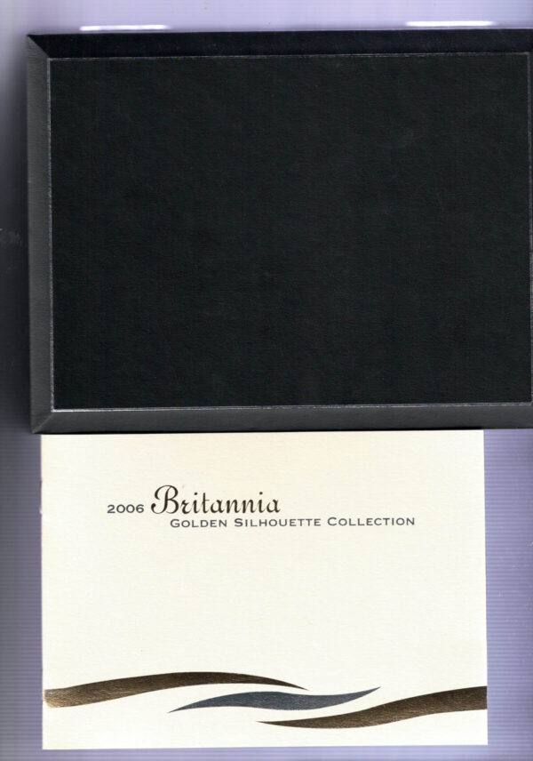 Boxed 2006 Britannia Golden Silhouette Five One Ounce Coin Collection - Image 3