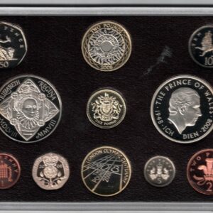 2008 Royal Mint Deluxe Base Metal Eleven Coin Proof Set . This 2008 set comes with card box. All coins are in stock for despatch.