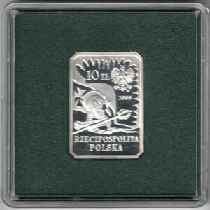 2009 Poland Silver Proof Ten Zlotys Coin. This 2009 Silver ten zlotys coin was struck in Warsaw, Poland and had a mintage of 100,000. All coins are in stock