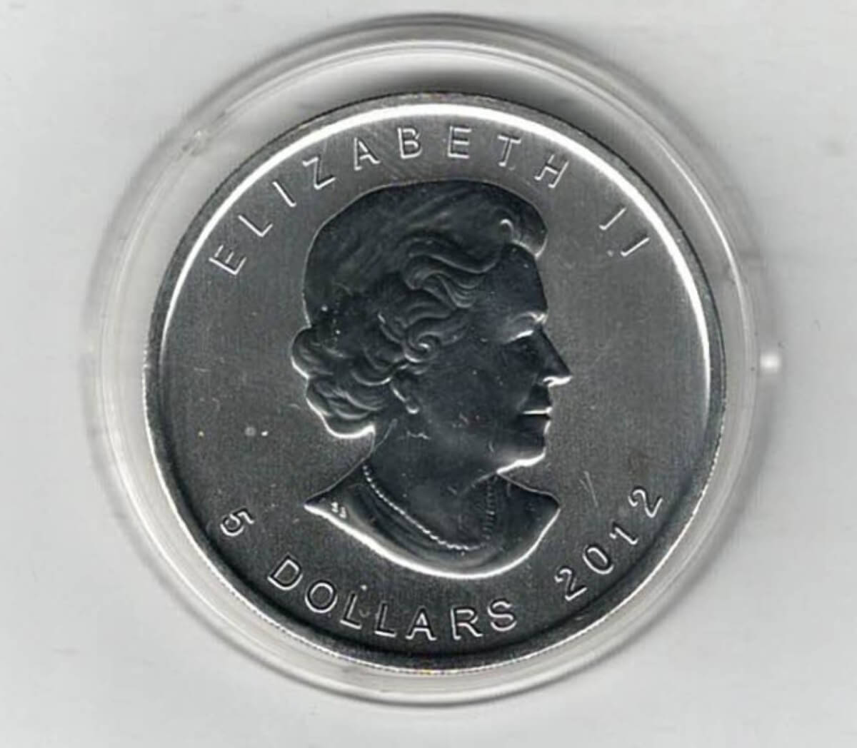 2012 Silver Canada One Ounce Moose - Image 2