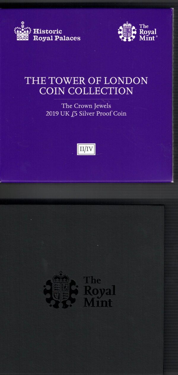 2019 Five Pounds Silver Proof Tower Of London Four Coin Set - Image 15