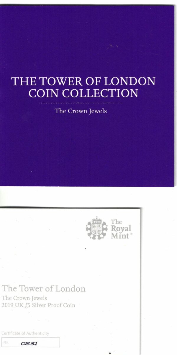 2019 Five Pounds Silver Proof Tower Of London Four Coin Set - Image 14