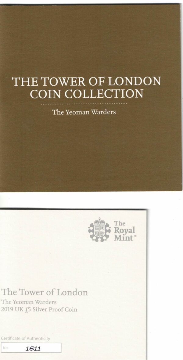 2019 Five Pounds Silver Proof Tower Of London Four Coin Set - Image 18