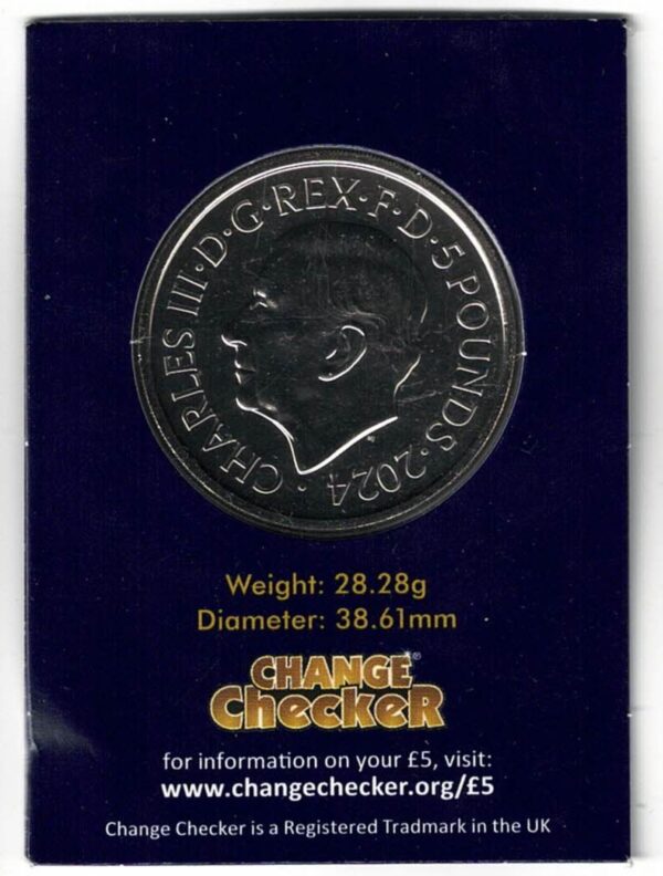 2024 Five Pound Coin Change Checker 007 James Bond Octopussy - Image 2