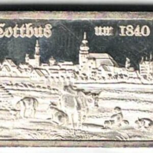 Cottbus One Ounce Fine Silver Bar. All of our silver bars have been pre-owned and are in stock. You are buying one silver bar.