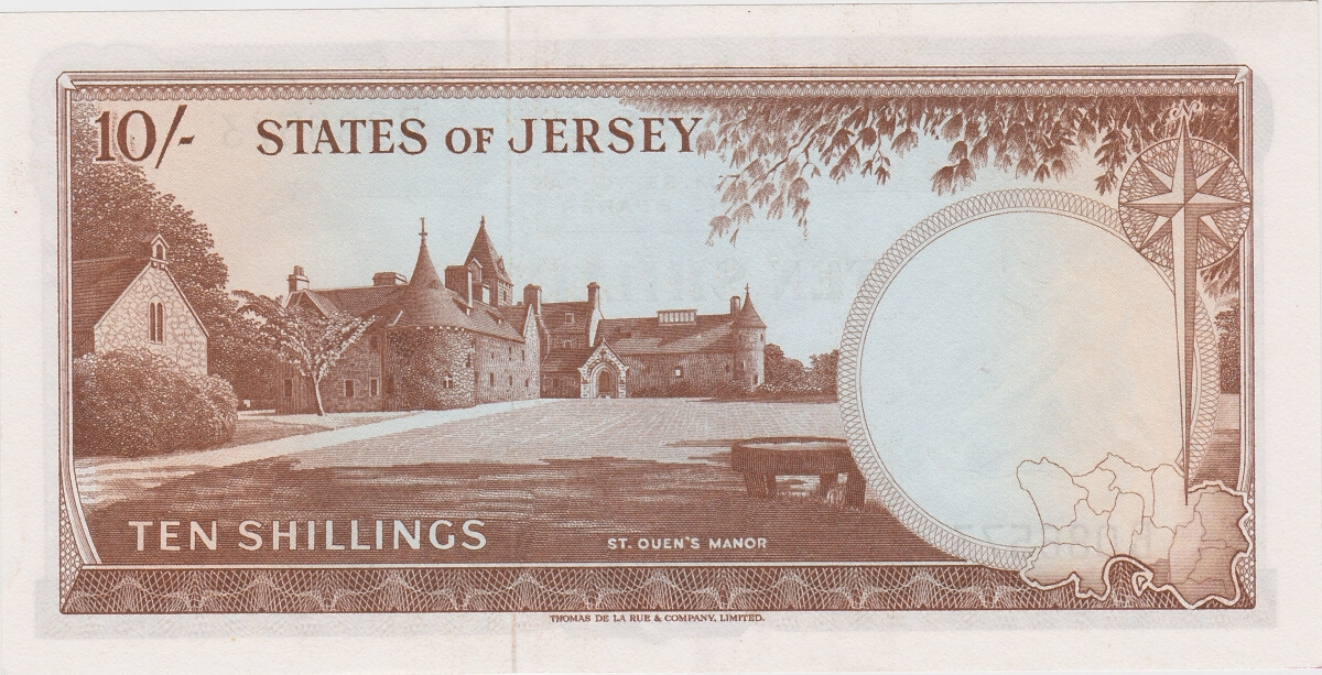 P7a Jersey Ten Shillings Banknote - Image 2