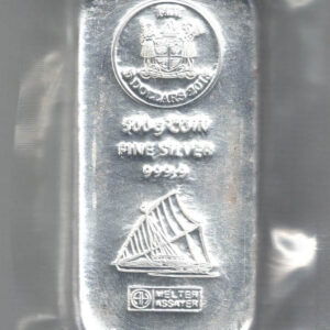 Sealed 2018 Fiji 500 Gram Silver Bar. This bar contains 500 grams of 999 fine Silver. All of our silver bars have been pre-owned and are in stock.
