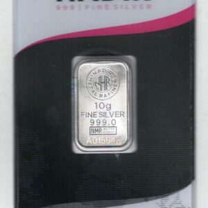Sealed Nadir Ten Gram Fine Silver Bar. All of our silver bars have been pre-owned and are in stock. You are buying one silver bar.
