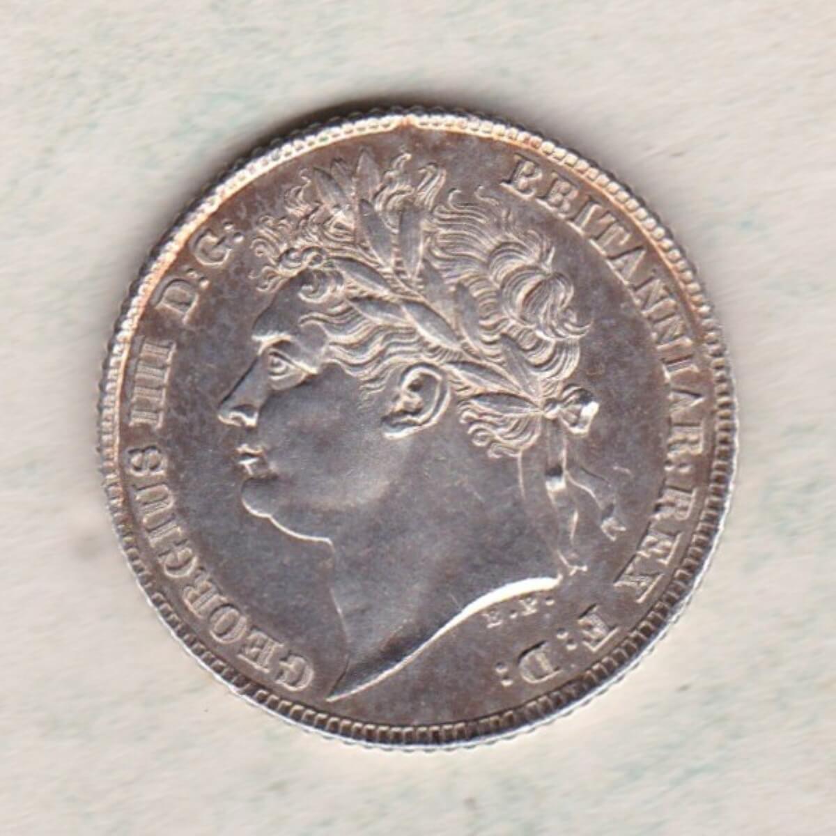1824 Silver Sixpence - George IV - Image 2