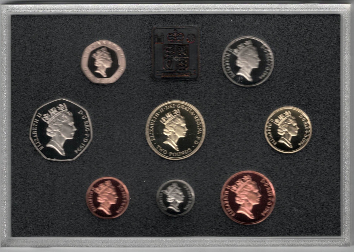 1994 Royal Mint Deluxe Eight Coin Proof Set - Image 2