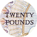 Twenty Pounds Banknotes