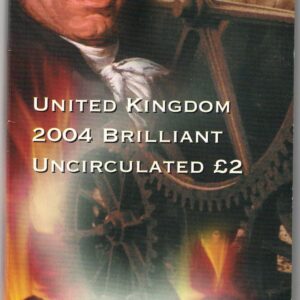 2004 Royal Mint Steam Locomotive Two Pound Coin featuring Elizabeth II on the obverse. All coins are in stock for despatch.