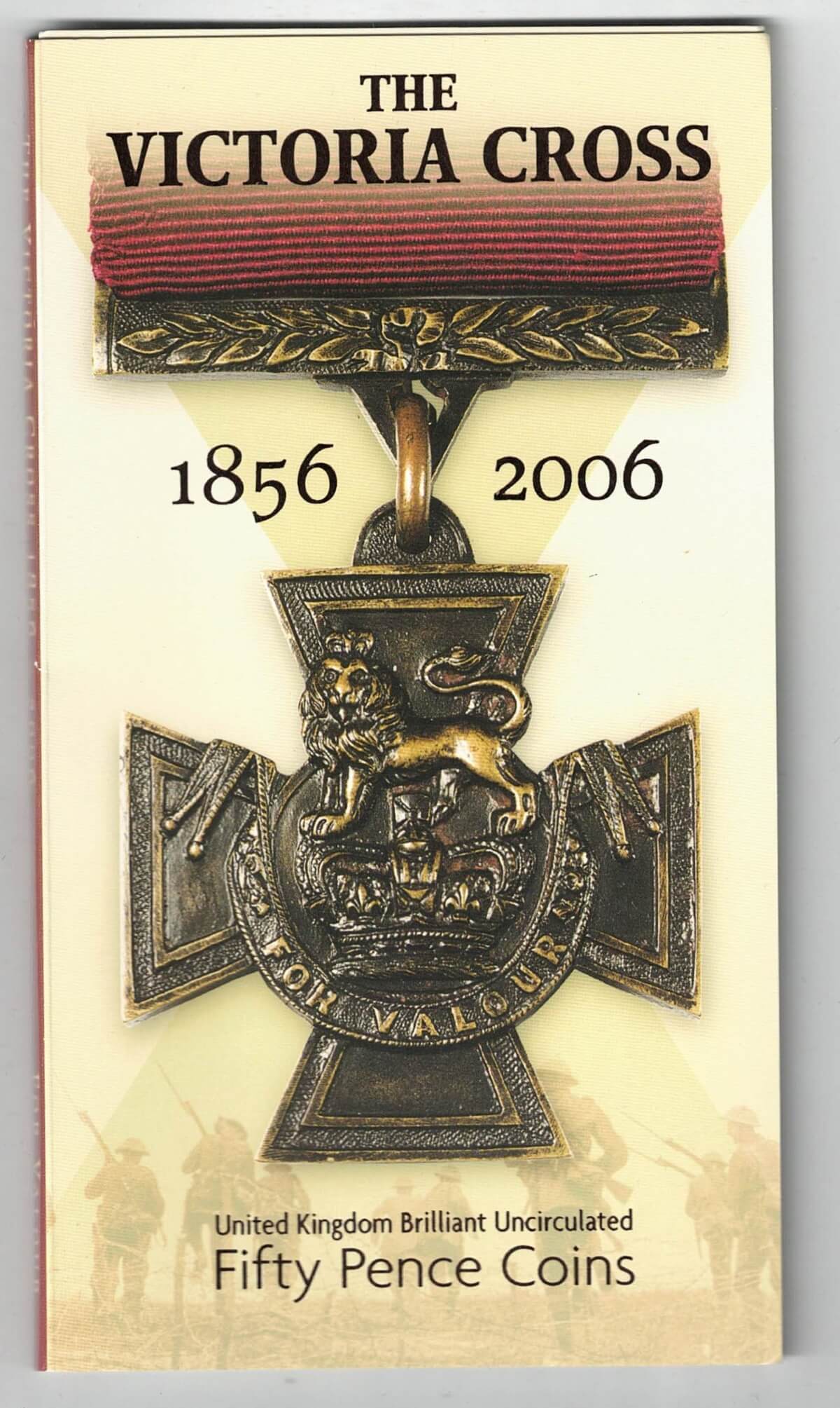 2006 Royal Mint BU Fifty Pence Two Coin Set 150th Anniversary Of The Victoria Cross - Image 3