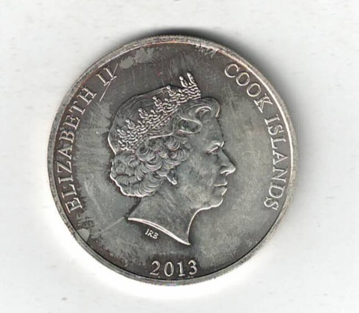 2013 Cook Islands Silver One Ounce Bounty Ship Coin - Image 2