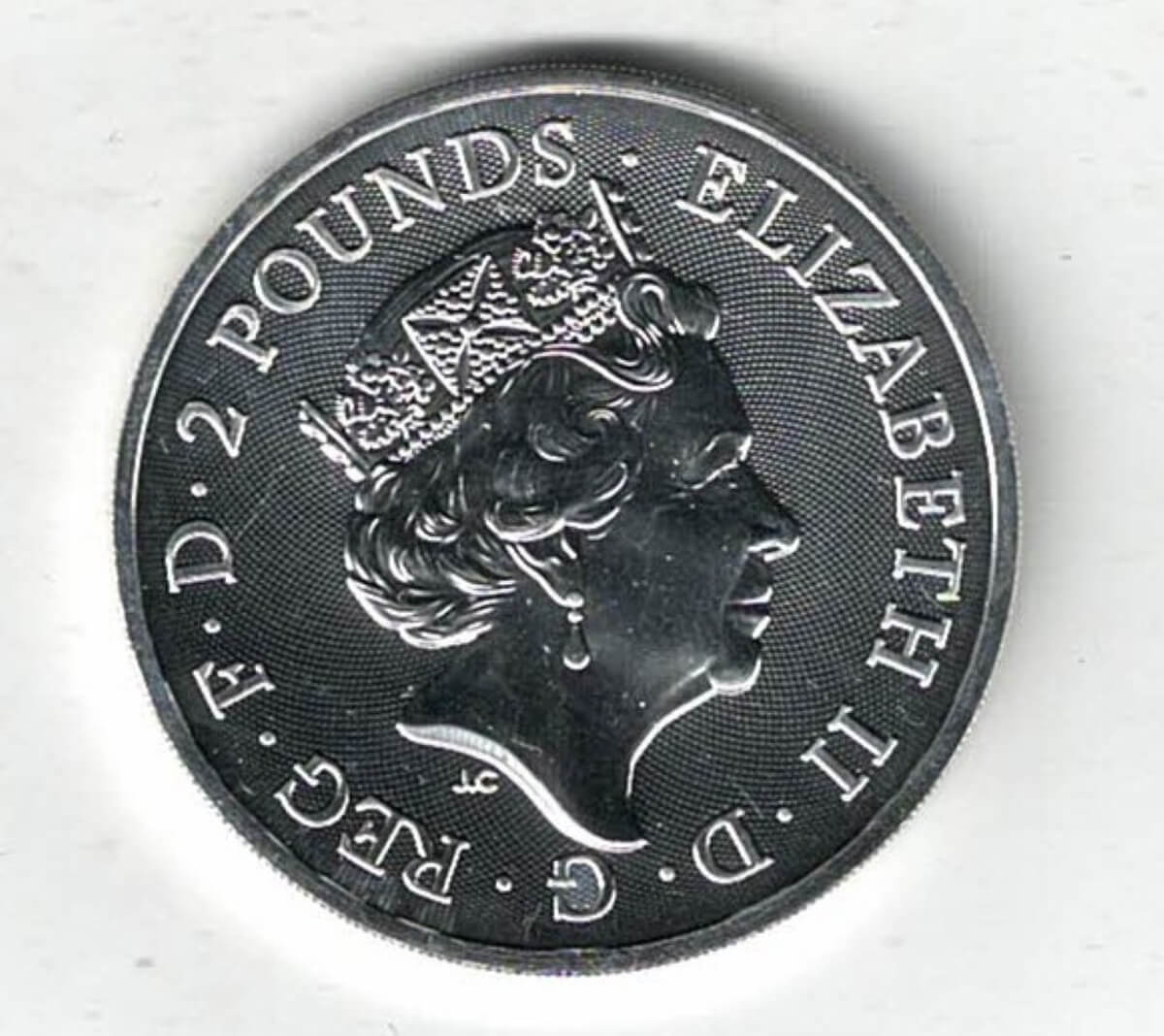 2023 Silver One Ounce Coin King Arthur - Image 2