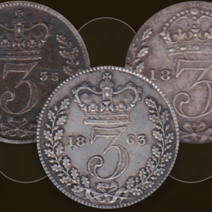 British Silver Threepence Coins