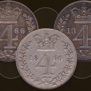 British Maundy Fourpence Coins