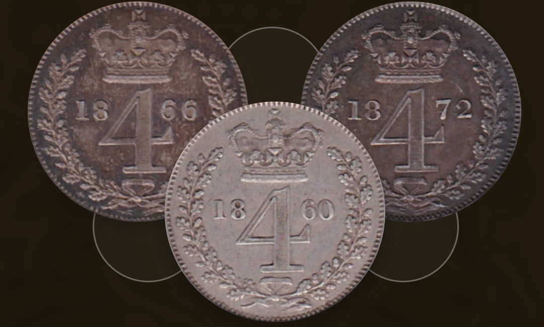British Maundy Fourpence Coins