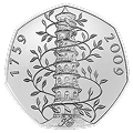 British Decimal Fifty Pence Coins