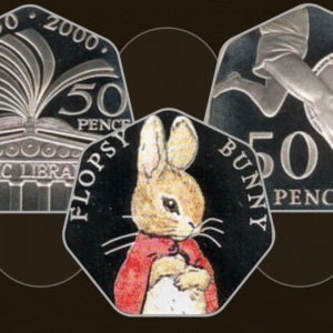 British Decimal Fifty Pence Coins