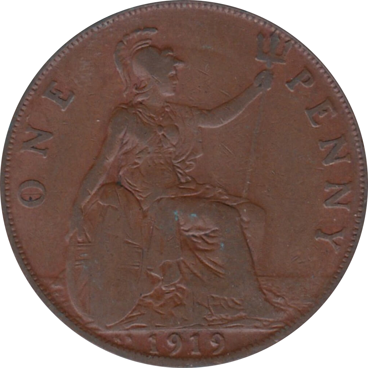 British Copper And Bronze Penny Coins