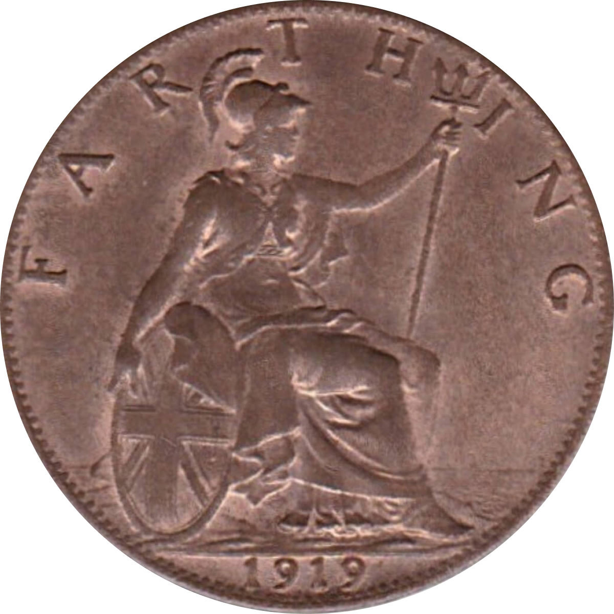 British Copper And Bronze Farthing Coins