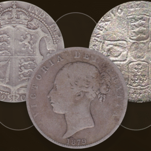 British Silver Halfcrown Coins