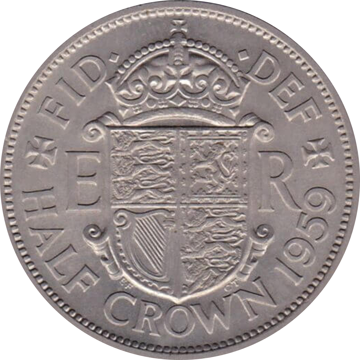 British Cupro Nickel Halfcrown Coins