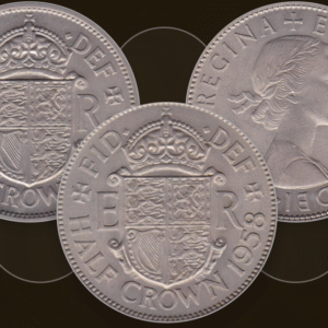 British Cupro Nickel Halfcrown Coins