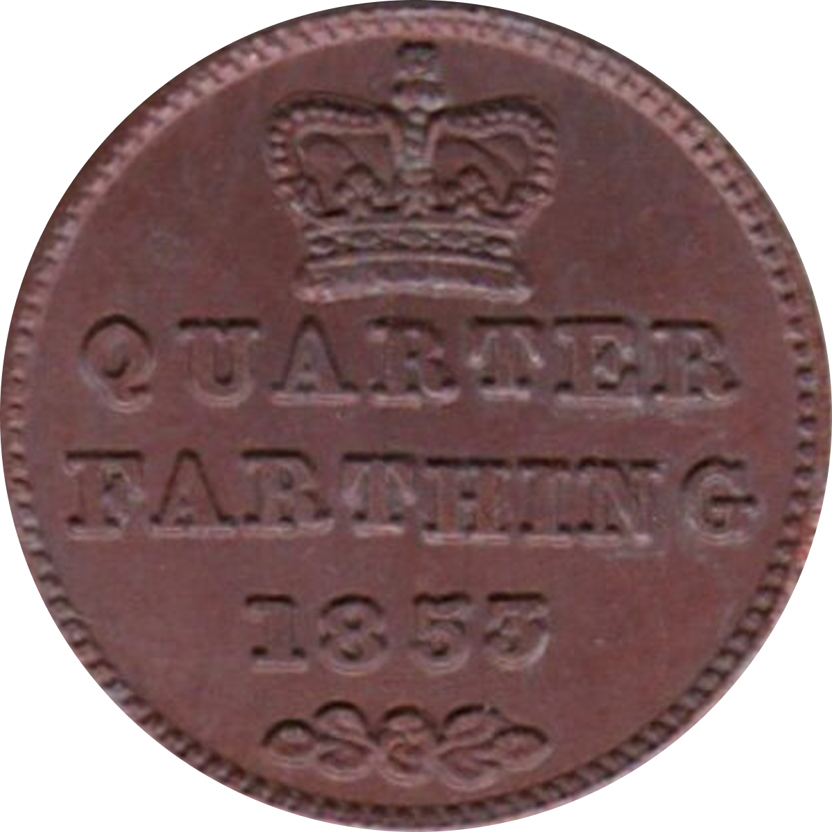 British Copper Quarter Farthing Coins