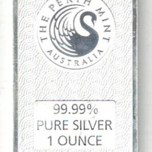 Perth Mint Year Of The Snake One Ounce Silver Bar. All of our silver bars have been pre-owned and are in stock. You are buying one silver bar.