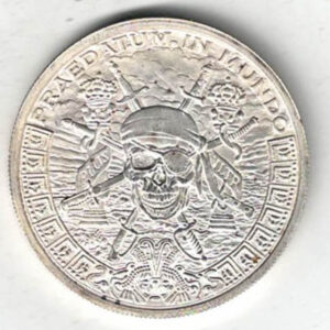 Silver Shield Praedatum In Mundo Silver One Ounce Round. All of our silver coins/rounds have been pre-owned and are in stock for dispatch.