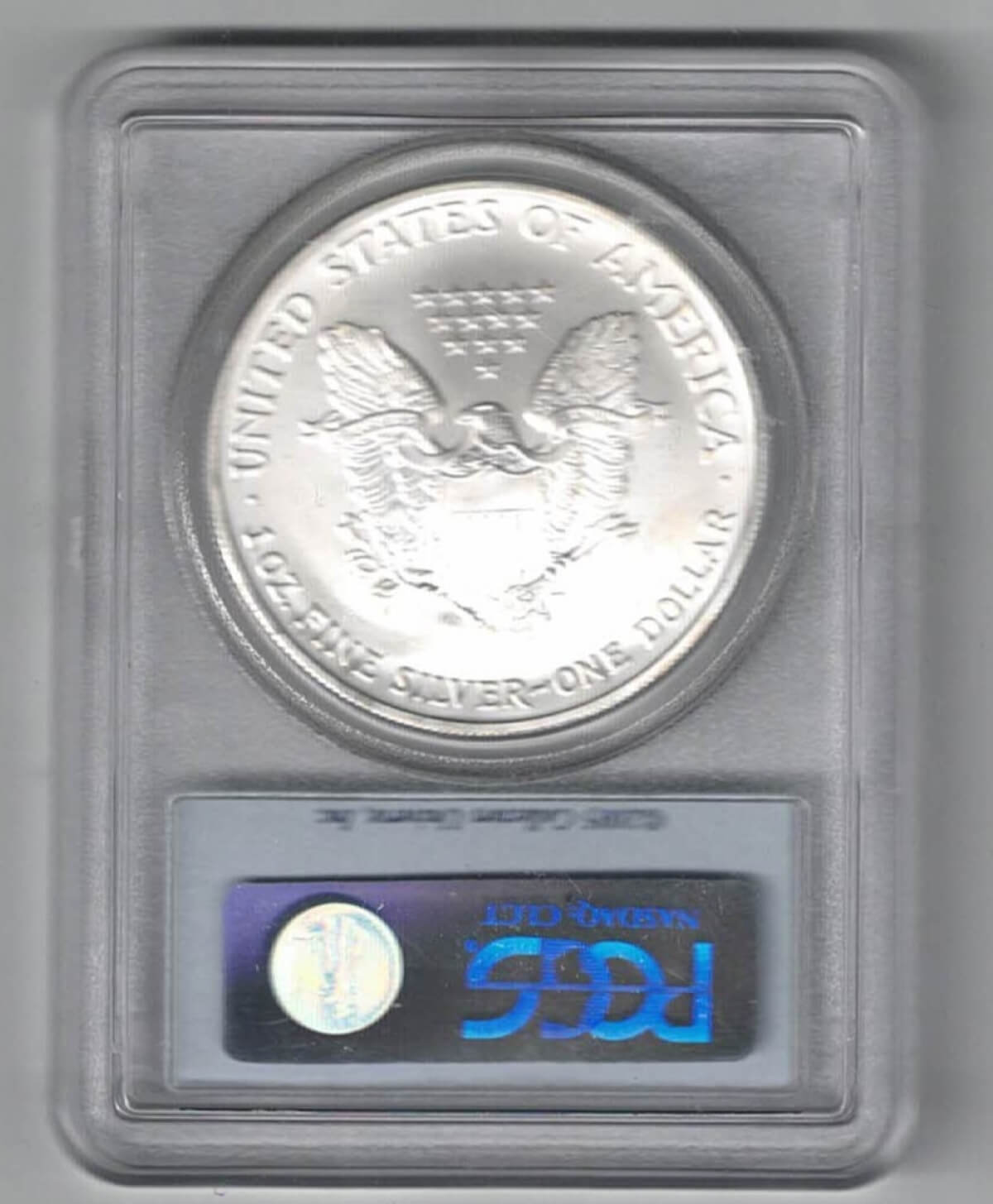 Slabbed PCGS 2005 Silver USA One Ounce Eagle Coin - Image 2