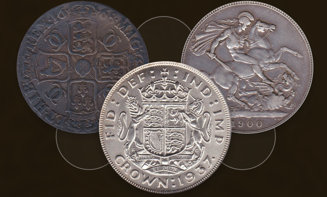 British Silver Crown Coins