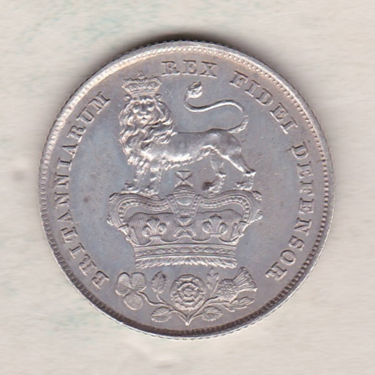 1825 Silver Shilling - George IV - Image 2