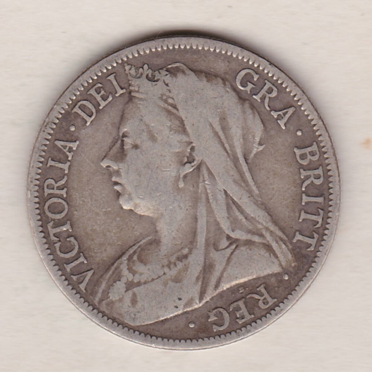 1896 Silver Halfcrown - Victoria Old Head - Image 2