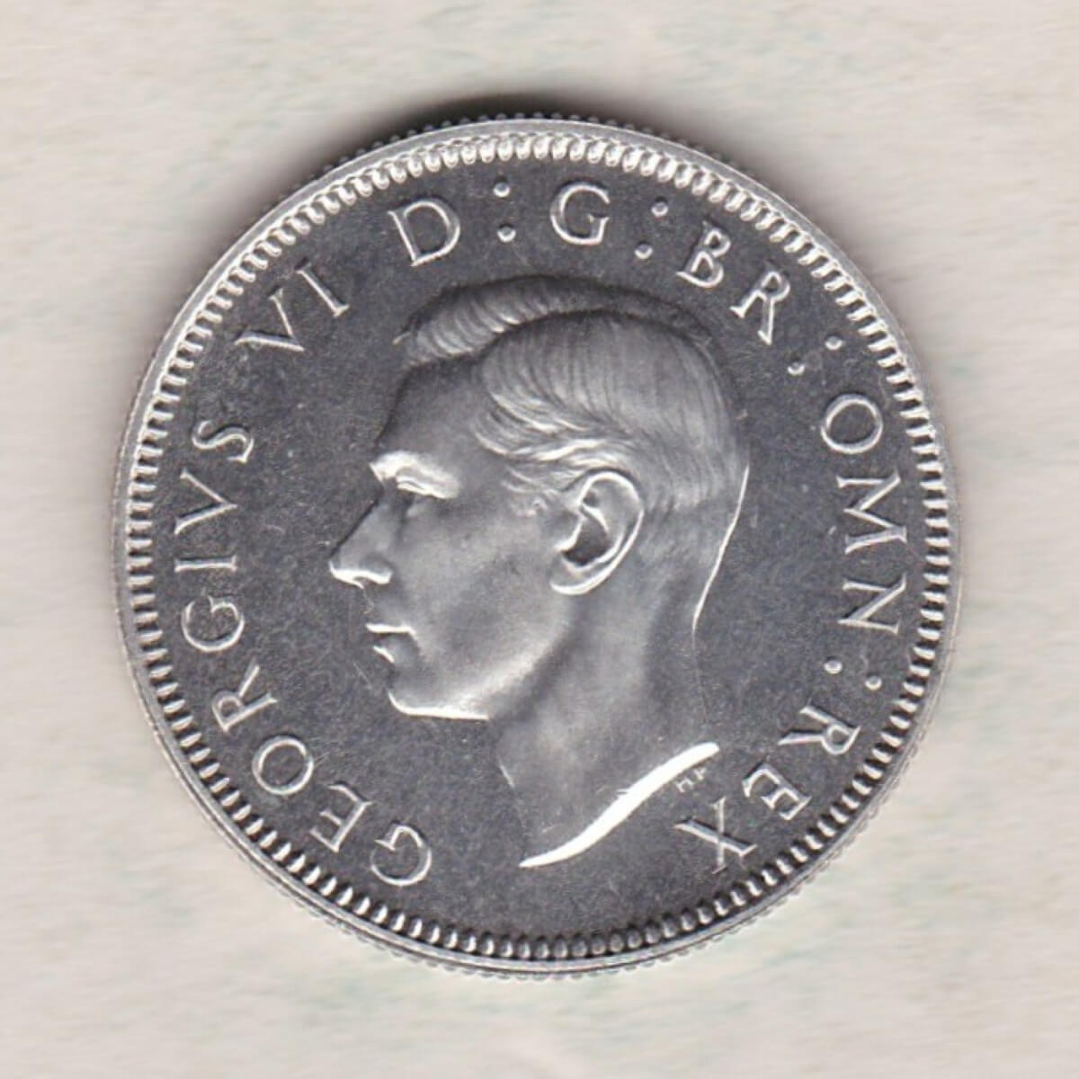 1937 Proof English Silver Shilling – George VI - Image 2