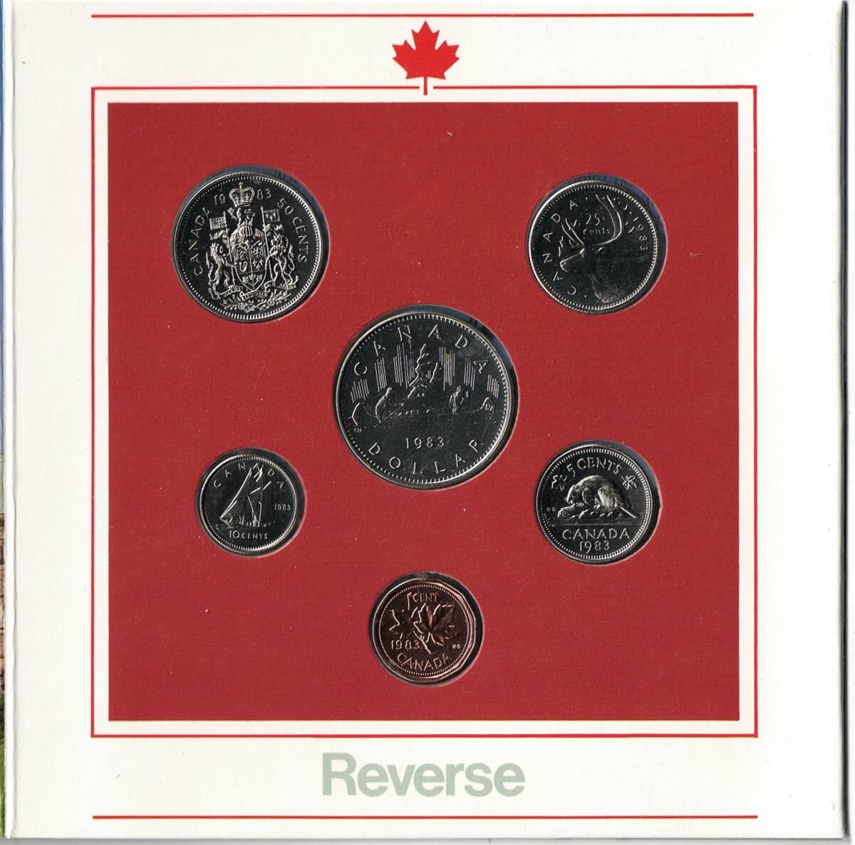 1983 Canada Brilliant Uncirculated Six Coin Collection - Image 2