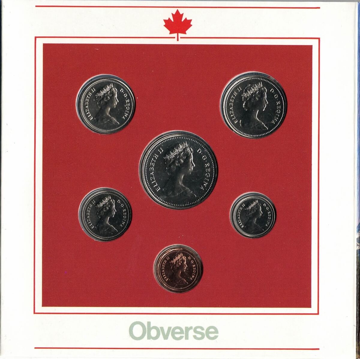 1983 Canada Brilliant Uncirculated Six Coin Collection - Image 3