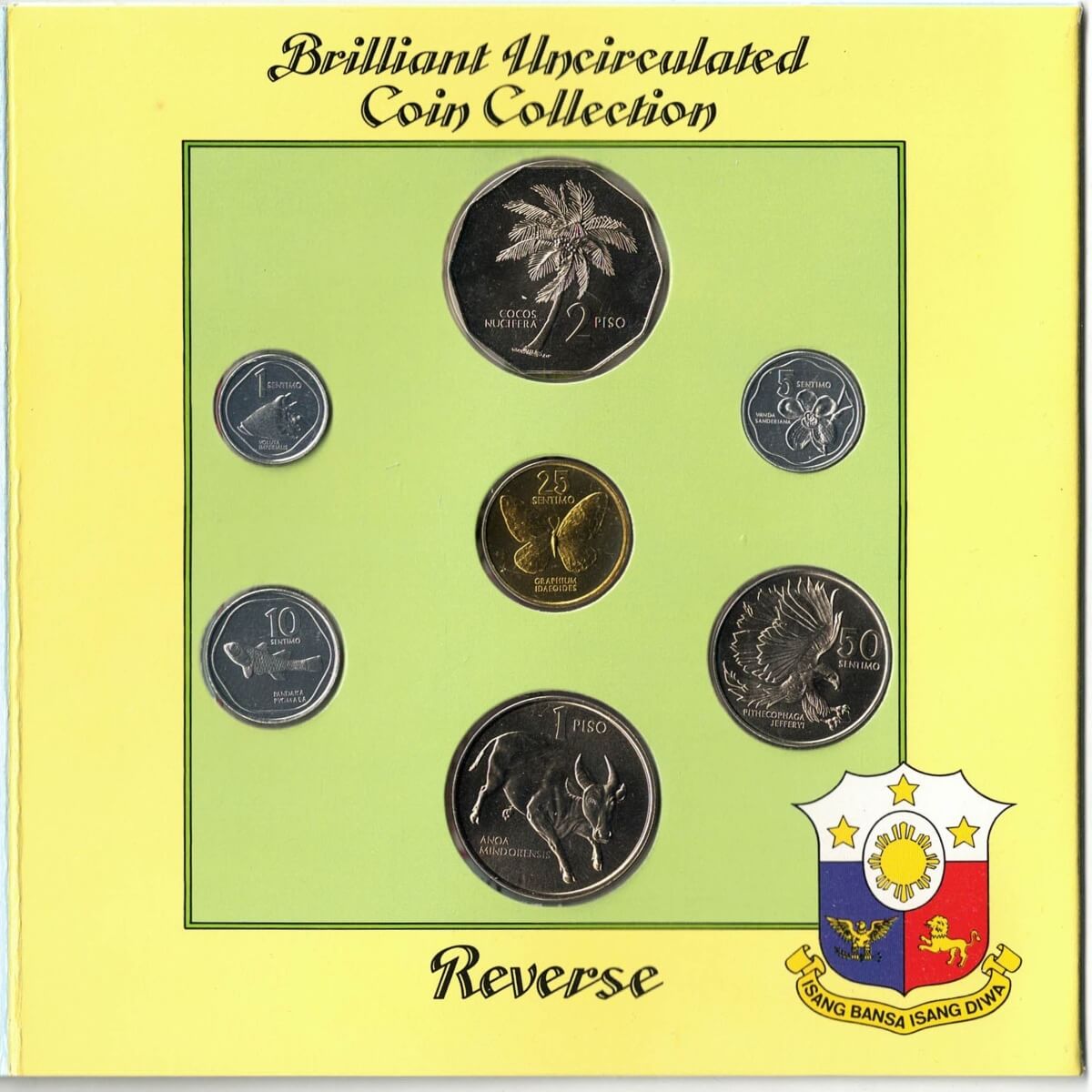 1983 Philippines Brilliant Uncirculated Seven Coin Collection - Image 2